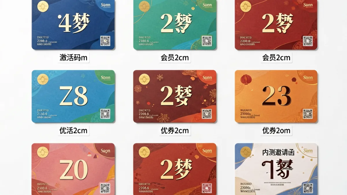 老司机福利资源类型示意图，展示视频会员卡、软件授权码、优惠券、内测邀请函等多种福利实物排列